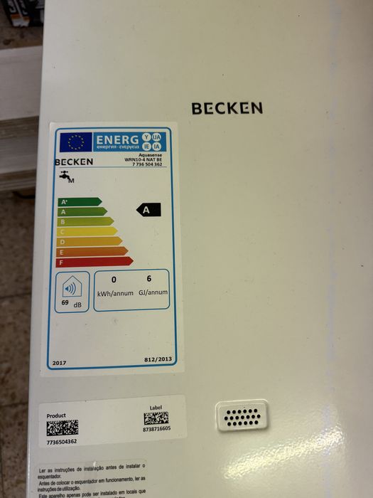 Esquentador BECKEN em bom estado