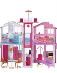 mega duży dom domek barbie winda