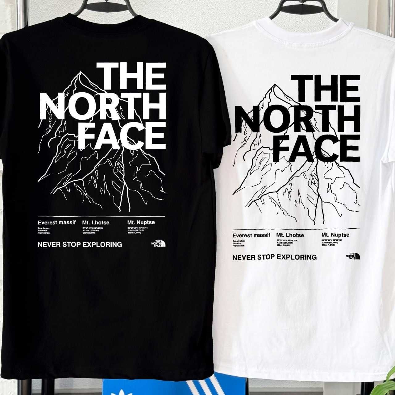The North Face Ocean • Футболка Черная / Белая • ТНФ • ХС С М Л ХЛ
