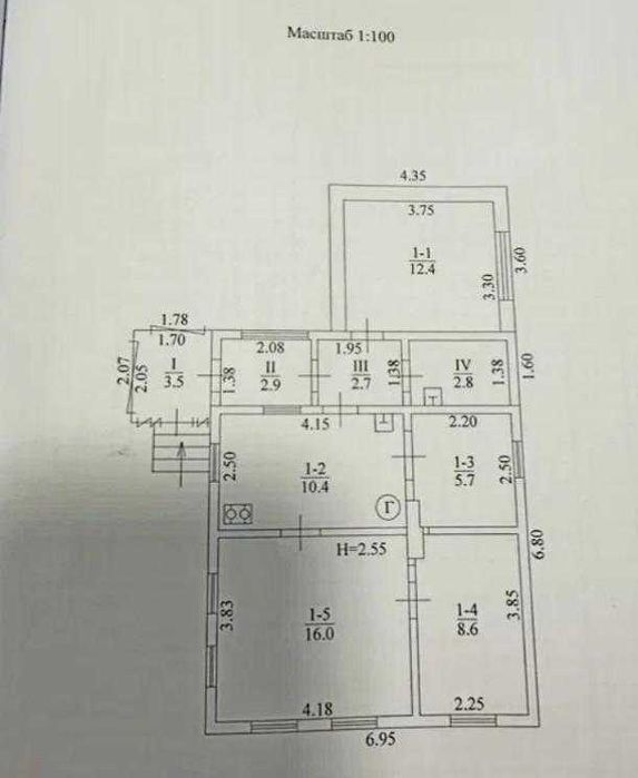 Продам будинок у центрі Баварії, район поліклініки.