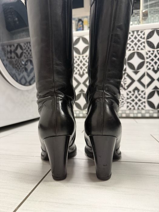 Kozaki Ryłko – skóra naturalna – rozmiar 39, obcas 8,5 cm, polecam!