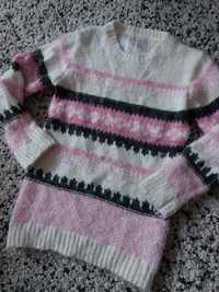 Primark sweter r. XS sweterek włochacz futrzak
