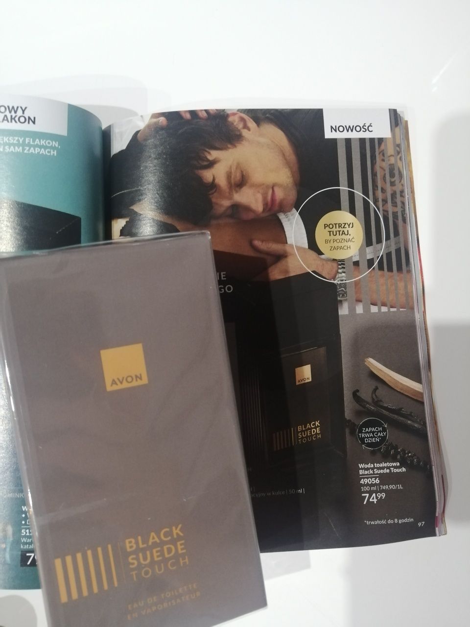 Black Suede Touch woda toaletowa męska Avon 100ml NOWE zafoliowane opa
