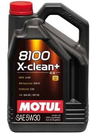 Olej Silnikowy Motul 8100 X-Clean+ C3 5W30 5L