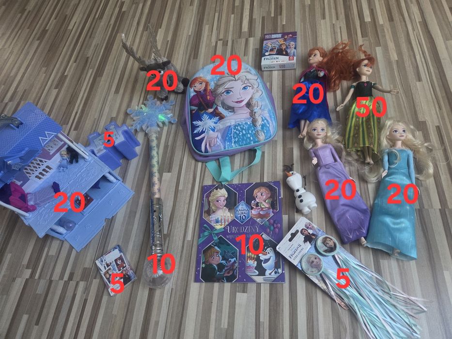 Zestaw zabawek Elzy kraina Lodu frozen