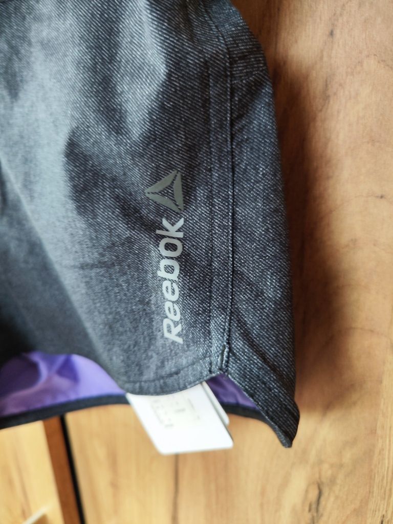 Spodenki sportowe damskie Reebok, rozmiar S, nowe z metką, kieszonka n