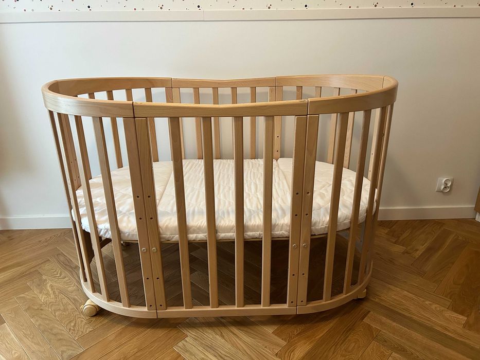 Waldin łóżeczko owalne 7w1