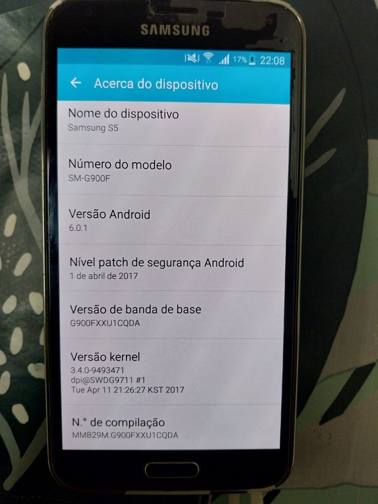 Samsung S5 impecável (sem capa traseira)