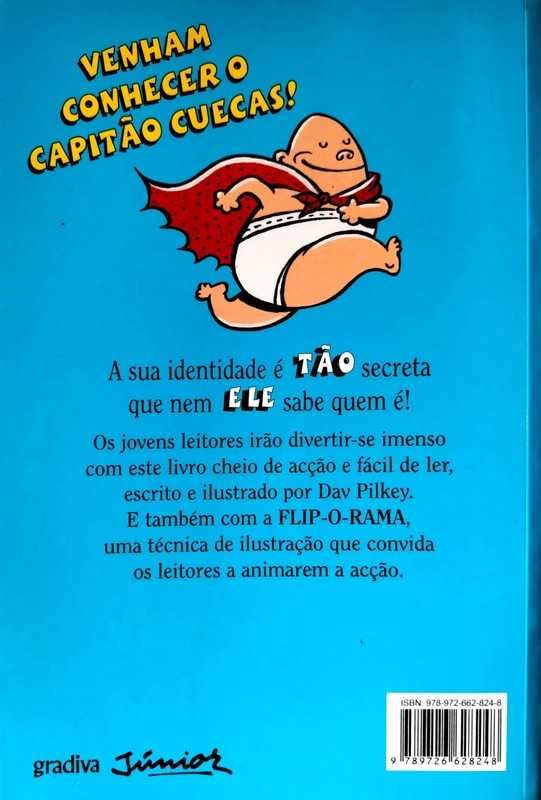 Livro Capitão Cuecas de Dav Pilkey