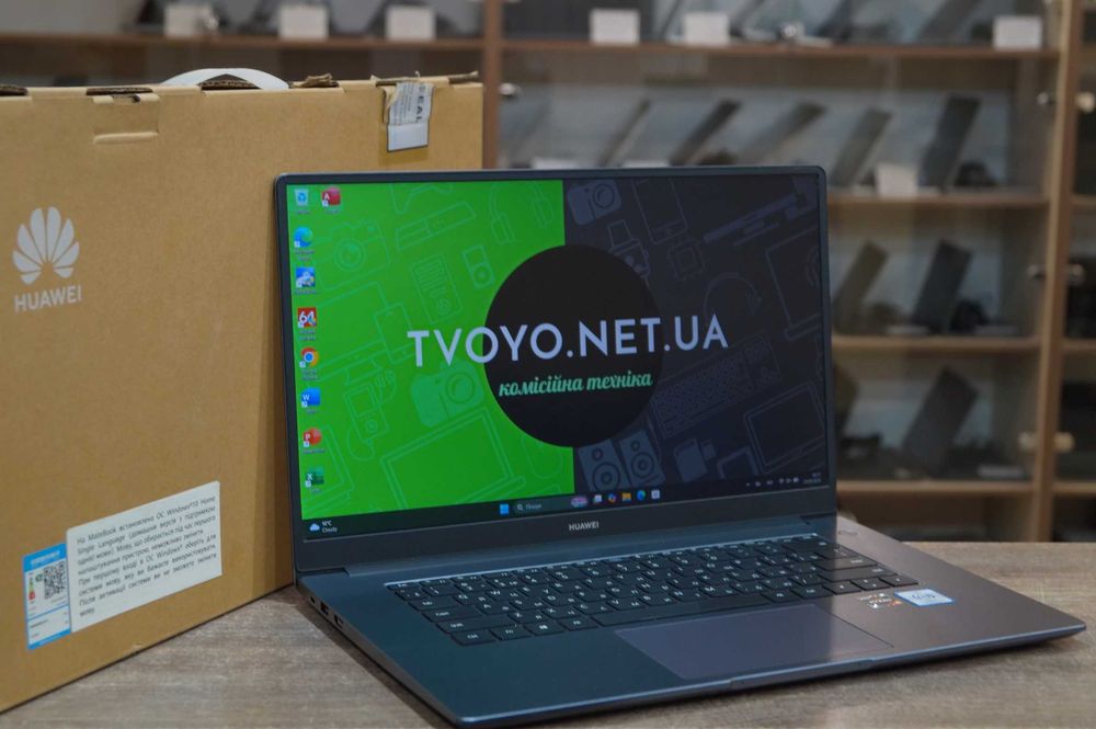 ГАРАНТІЯ Huawei MateBook D15 (Ryzen 5 3500U/RAM 8ГБ/SSD 256ГБ)TVOYO