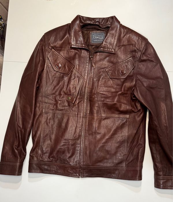 Kurtka ze skory naturalnej marki Leather Collection