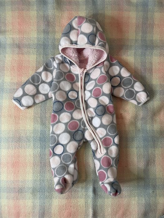 Комбінезон дитячий зимовий George з чоловічками на новон.зріст 50-56см