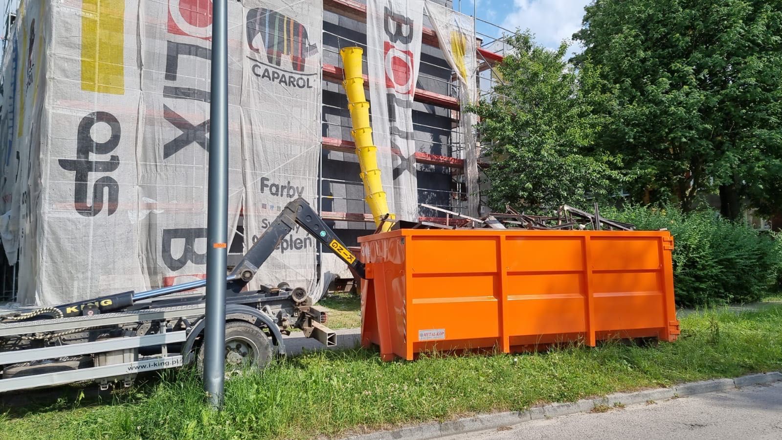 Pszczyna - Kontener na śmieci - kontener na gruz  - kontener na odpady