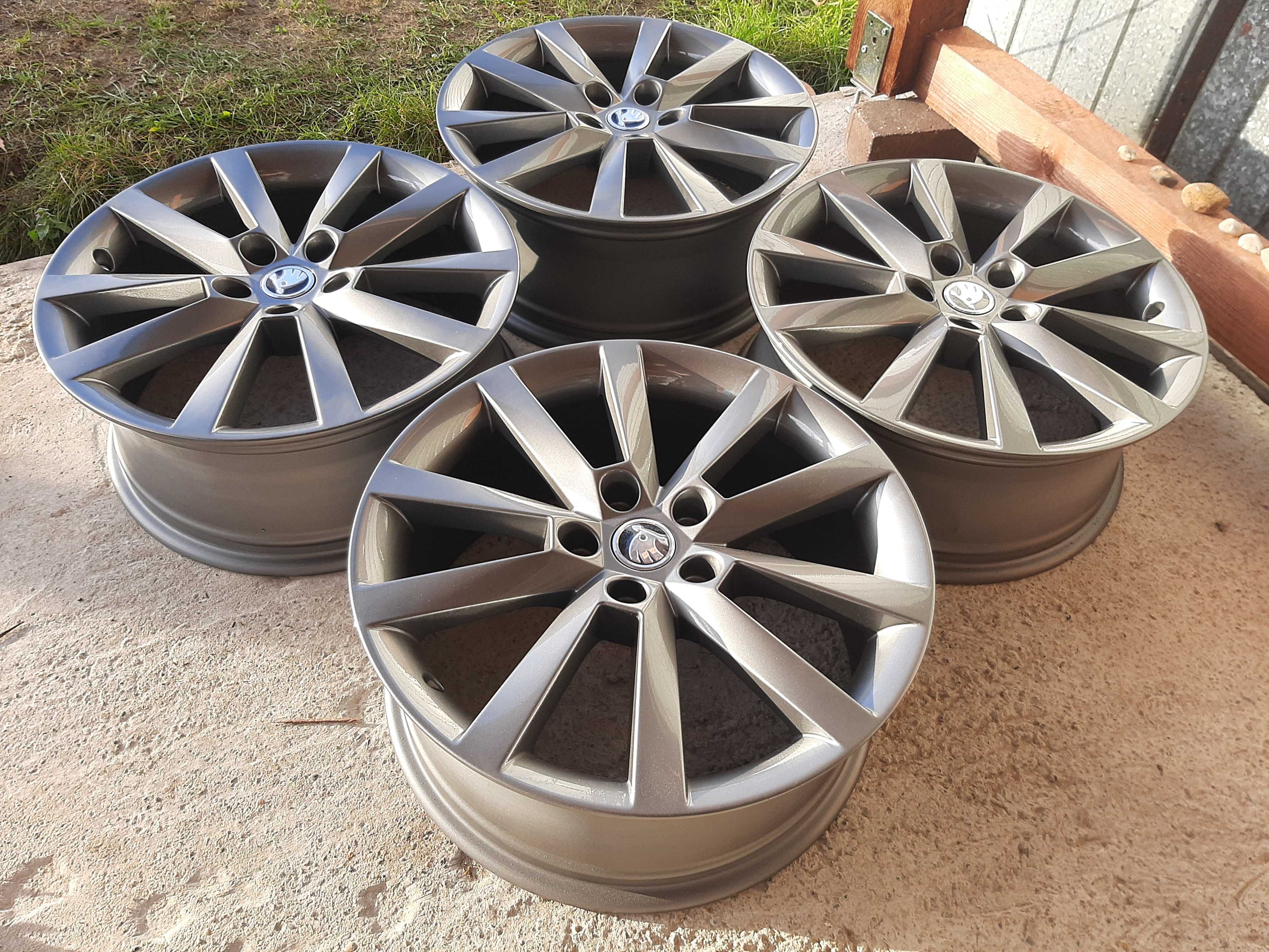 Felgi aluminiowe 18 Skoda 5x112 Et51 7.5J otwor centr. 57.1mm