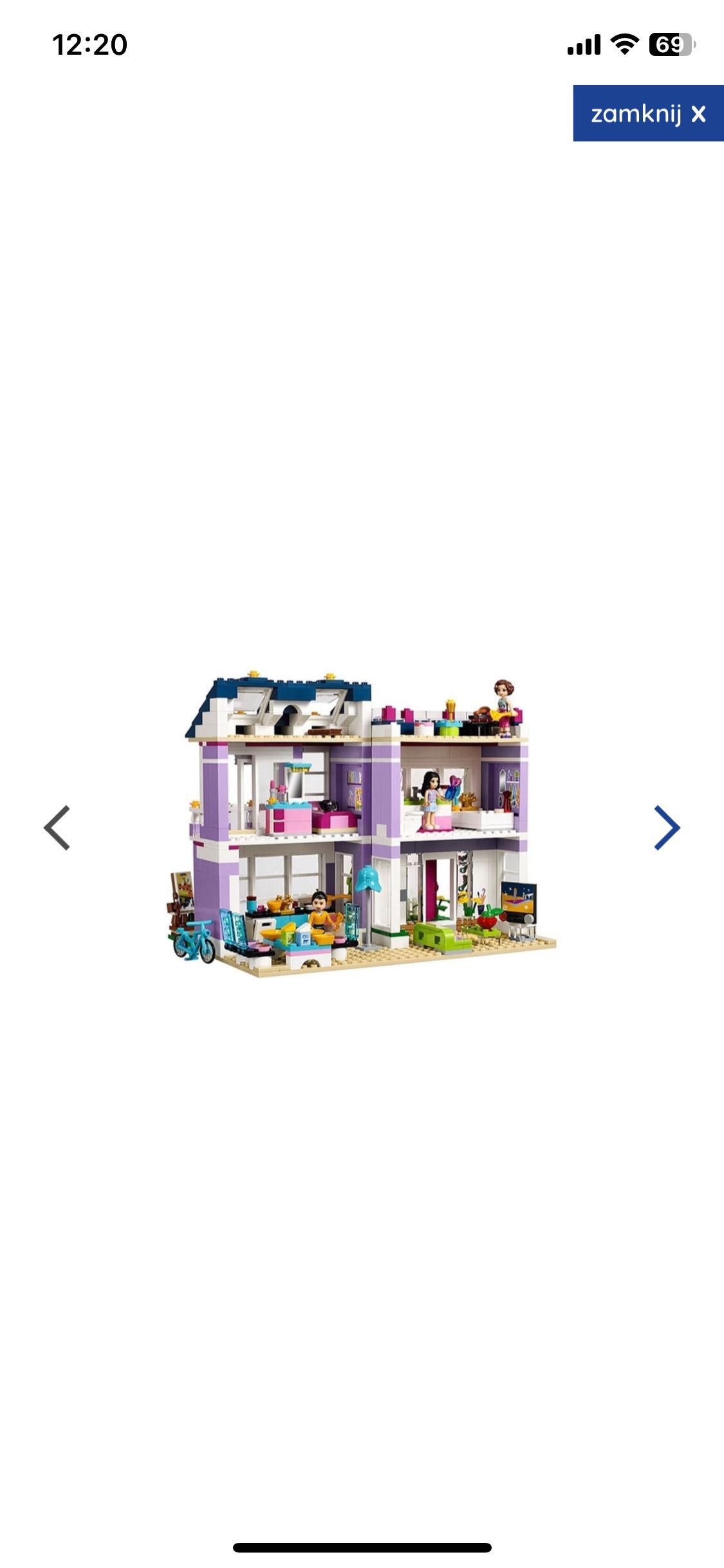 Zestaw lego friends Dom Emmy 41095