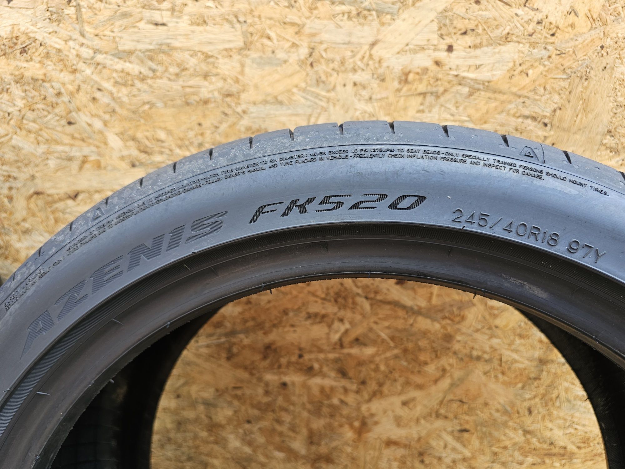 Idealne!!  2023rok!!  225/45 r18 Falken Azenis
