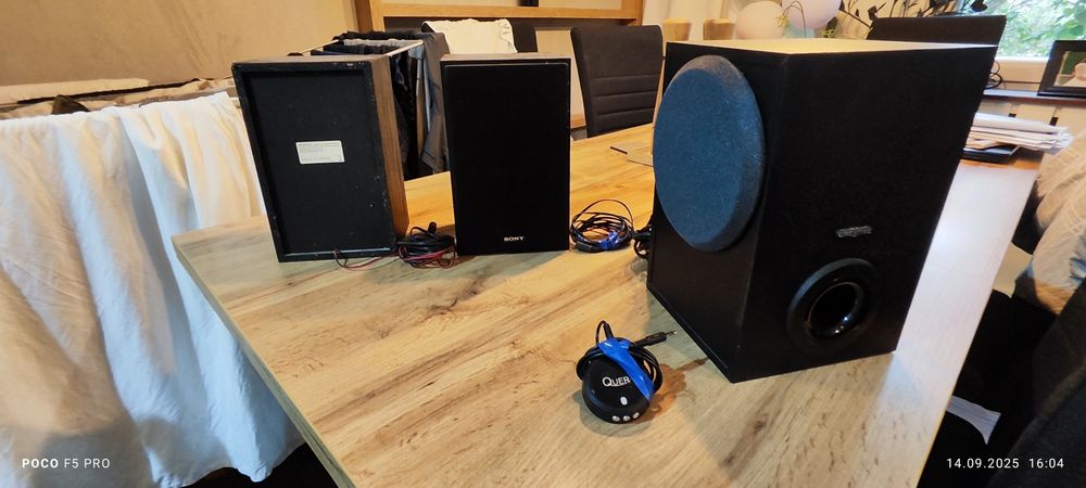 Subwoofer Creative +głośniki Sony