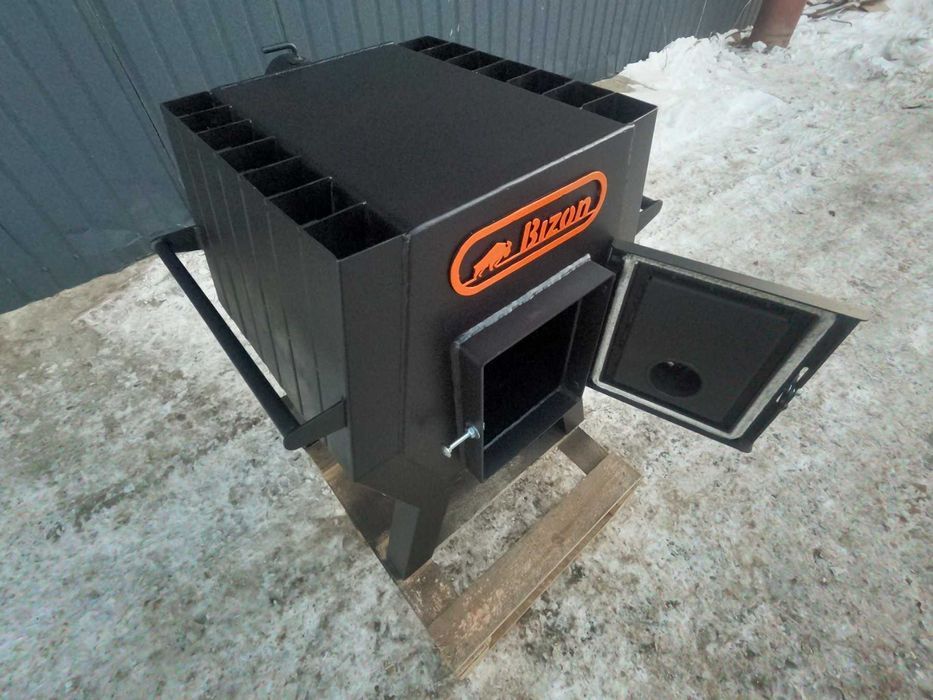 ГАРАНТІЯ 2 РОКИ! Піч 12КВт, 120м2, буржуйка, топка, печка, булерьян