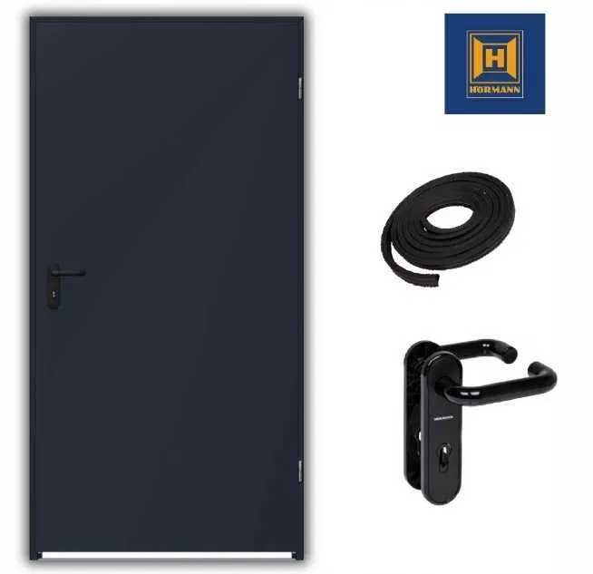 drzwi techniczne Hormann, antracyt, brąz, białe, ocynk