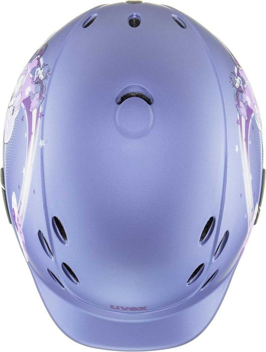 Uvex Onyxx Lekki Kask do Jazdy Konnej dla Dzieci 49-54 cm