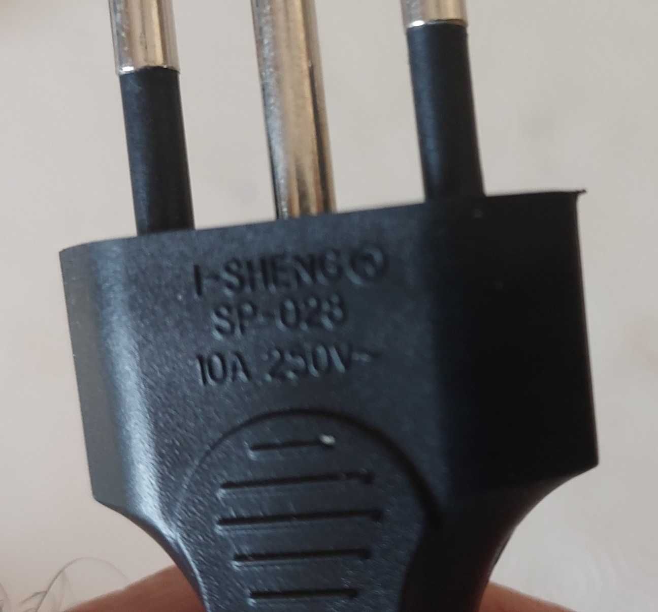 Cabo de Alimentação I-Sheng - L SP-028 250V 10A (novo)