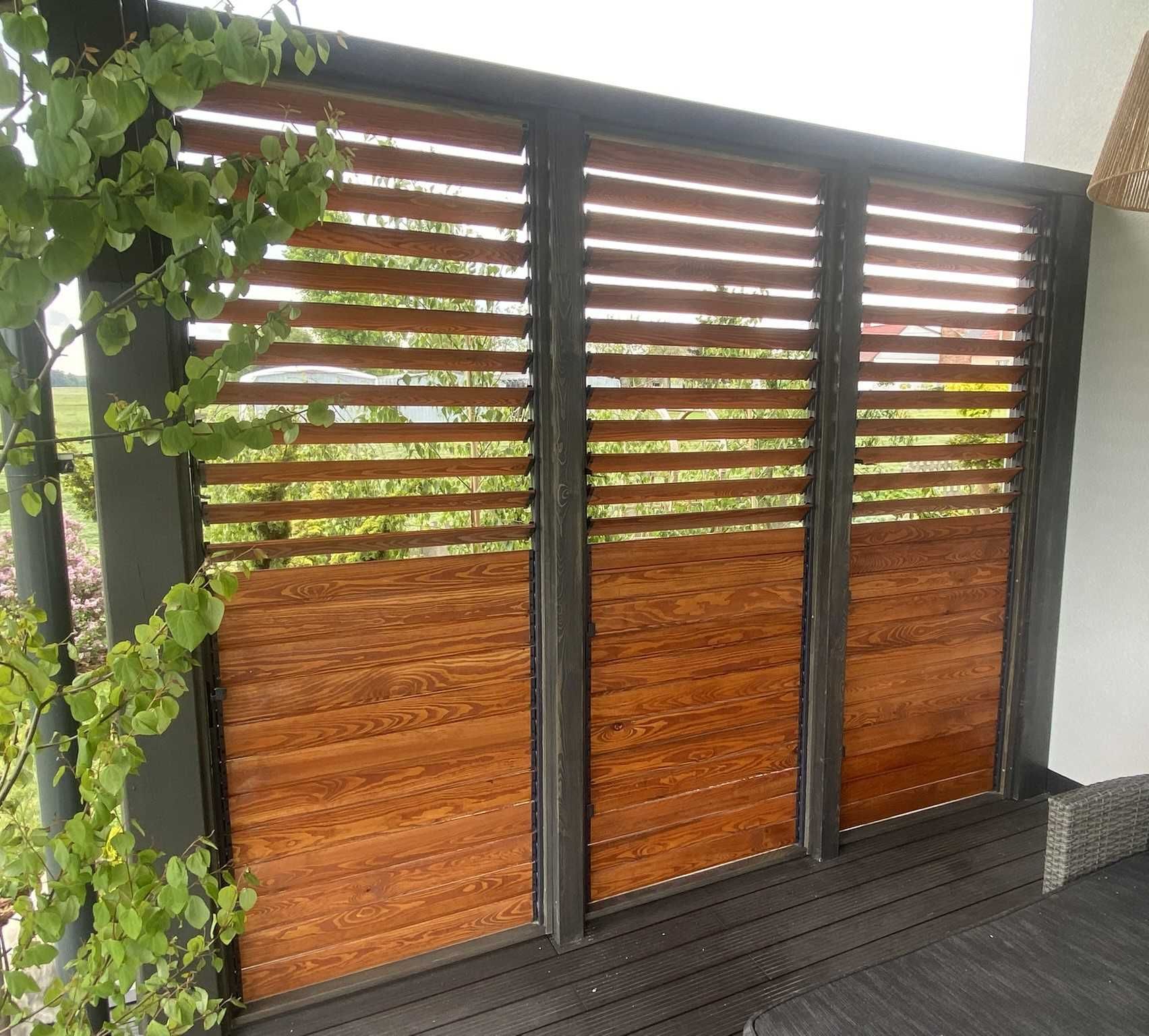 PROMOCJA !! System ruchome żaluzje, Ruchome deseczki SHUTTERS sosna AB
