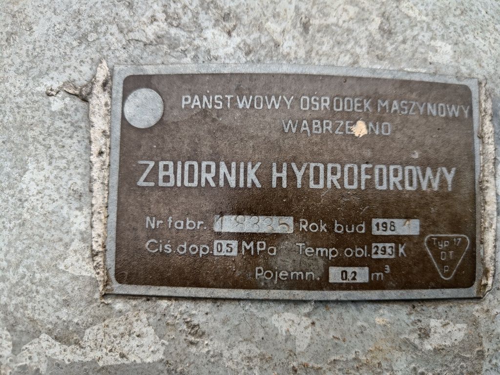 Zbiornik hydroforowy 200 litrów