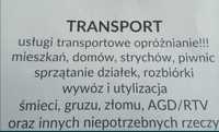 Sprzątanie opróznianie wywóz śmieci transport darmowa wycena tanio