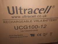 Акумулятор гелевий. Ultracell UCG100-12 GEL 12V 100 Ah