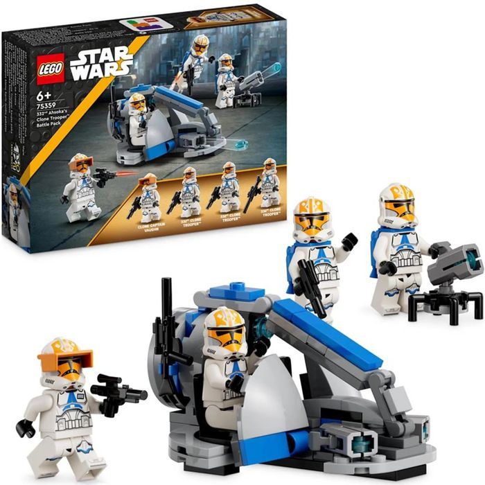 lego star wars zestaw bitewny z 332 oddziałem klonów ahsoki 75359