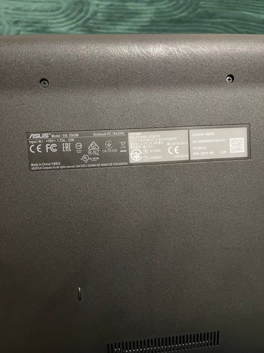 Ноутбук. Asus x543m