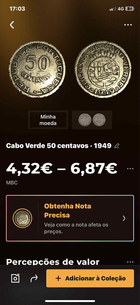 Moeda de cabo verde 50 centavos