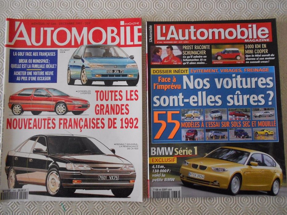 Revistas L' Automobile - ( anos completos )