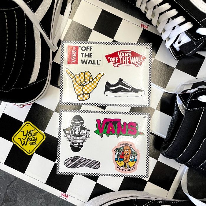 Стікерпаки, наклейки, стікери Vans