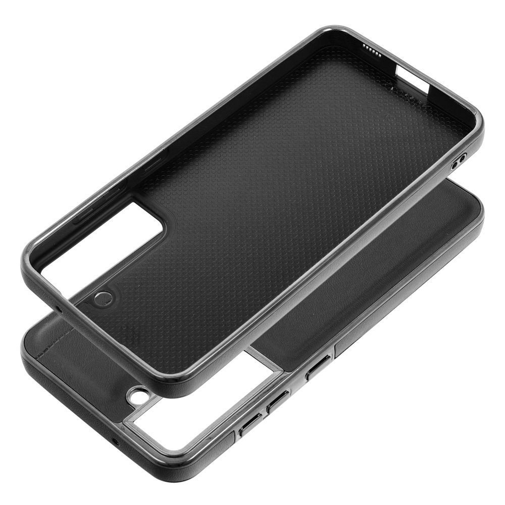 Etui Case Plecki Milano Samsung S21 Fe Czarny + Szkło 9H