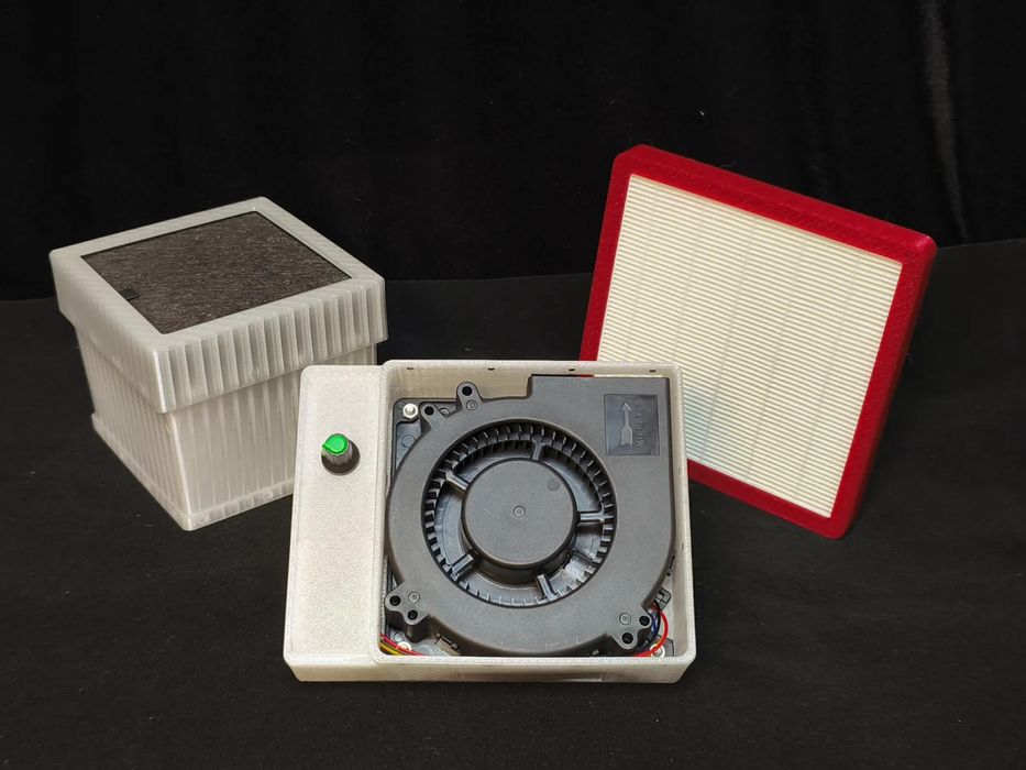 Purificador de Ar de Mesa com Carvão Ativado