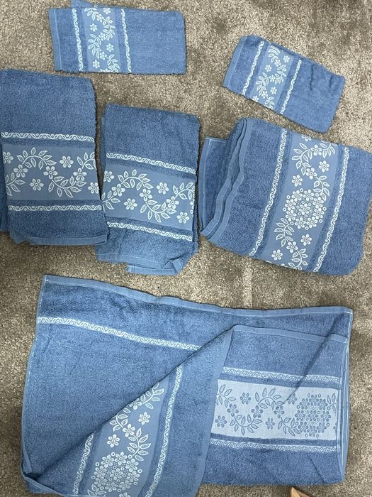 Conjunto de toalhas de banho e rosto