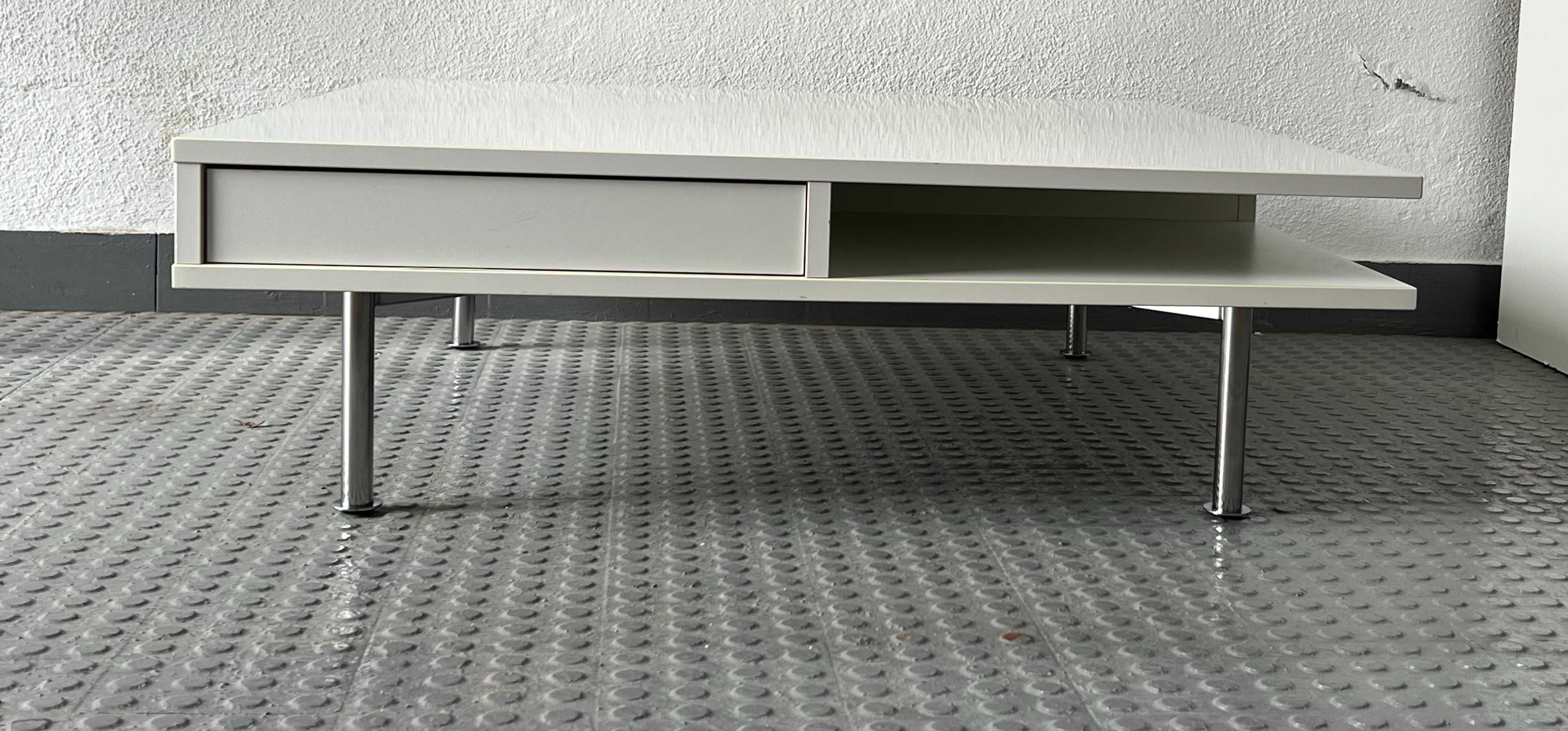 mesa de centro IKEA, branco, lacado, 95 x 95