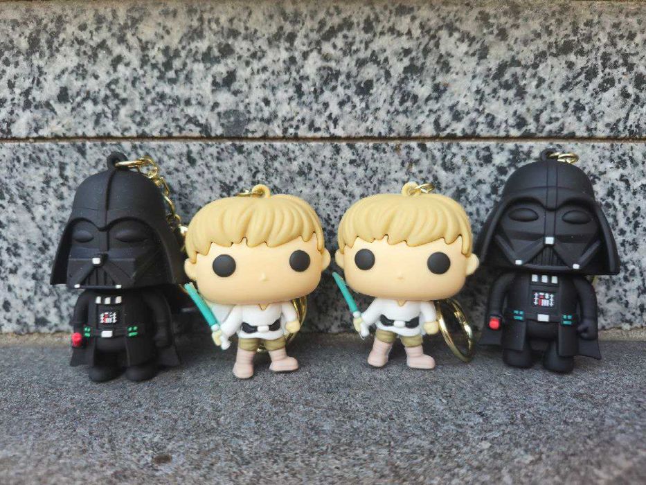 Брелоки Star Wars (Бейбі Йода/Грогу/Люк Скайвокер/Дарт Вейдер/Сокіл)