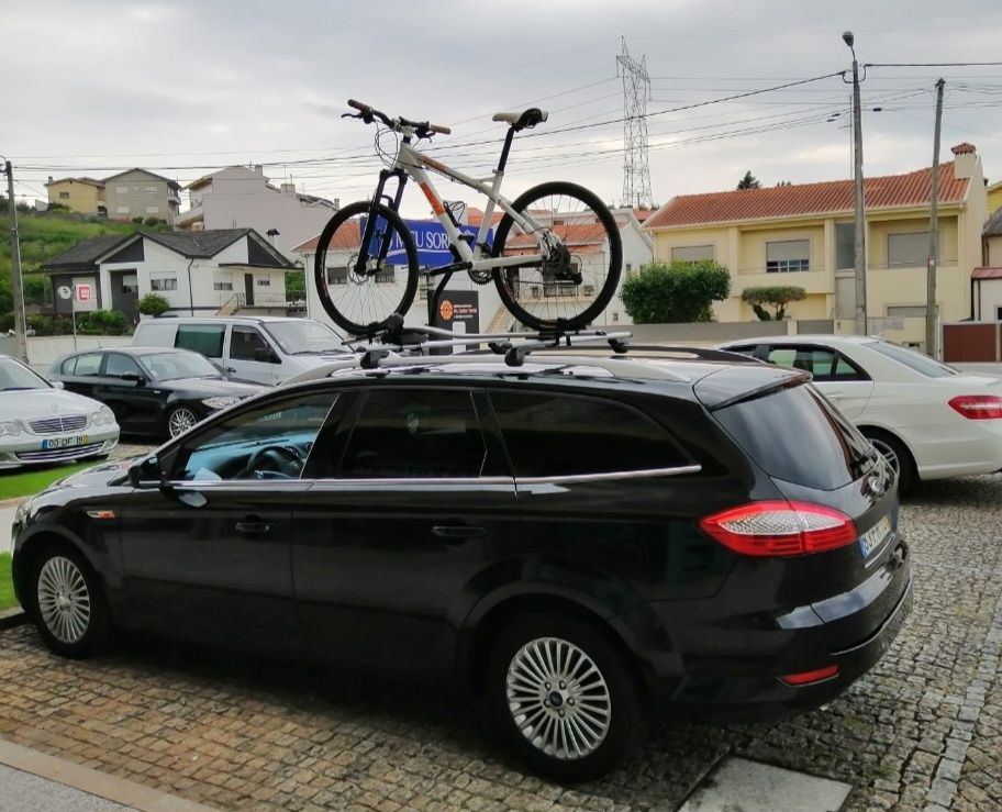 Barras de tejadilho + suporte bicicleta thule 591