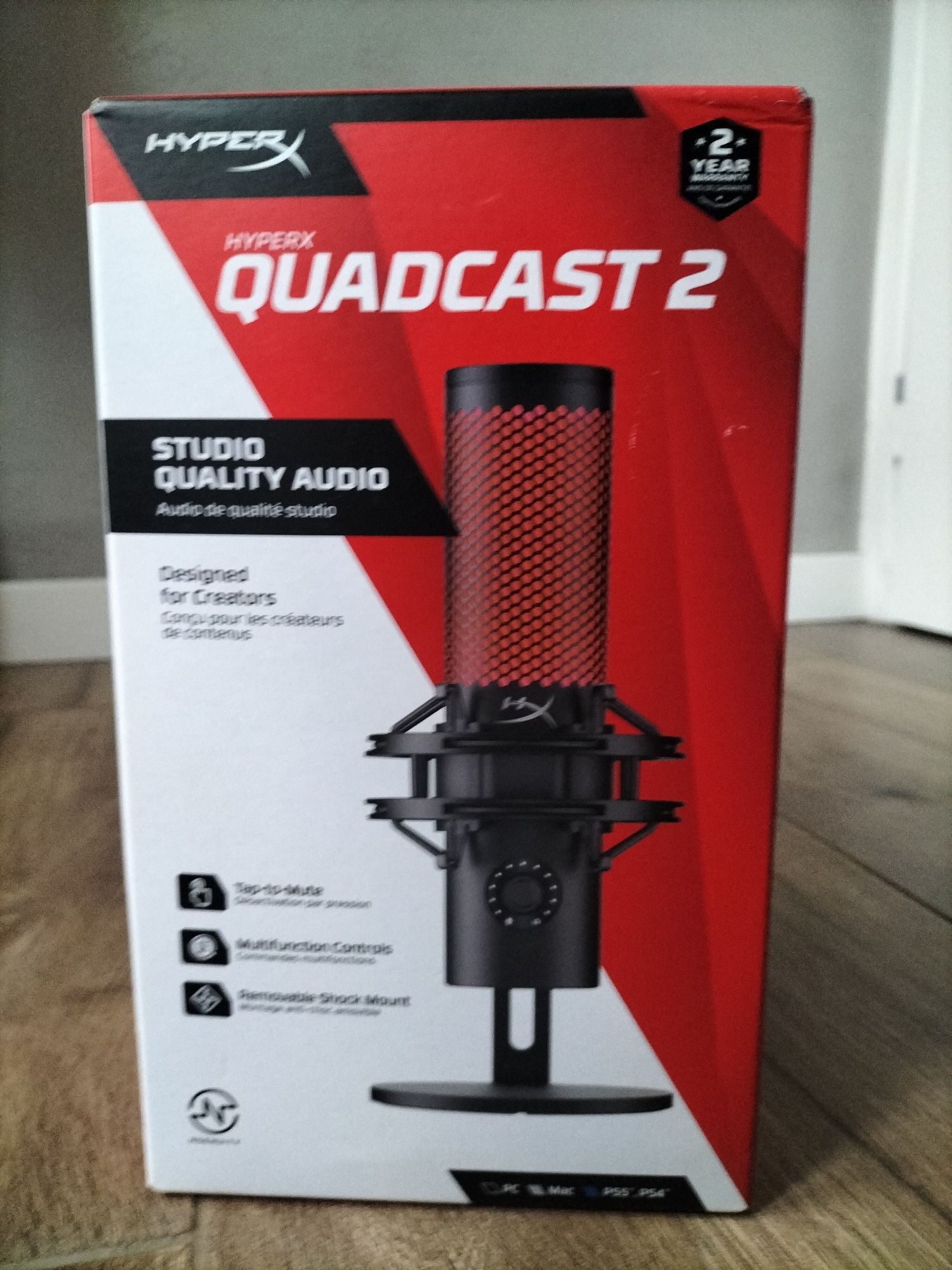 Mikrofon hyperx quadcast 2