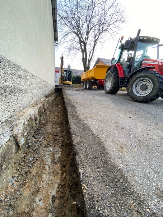Drenaż budynków Odwodnienia dzialek / Odprowadzenie wody z rynien