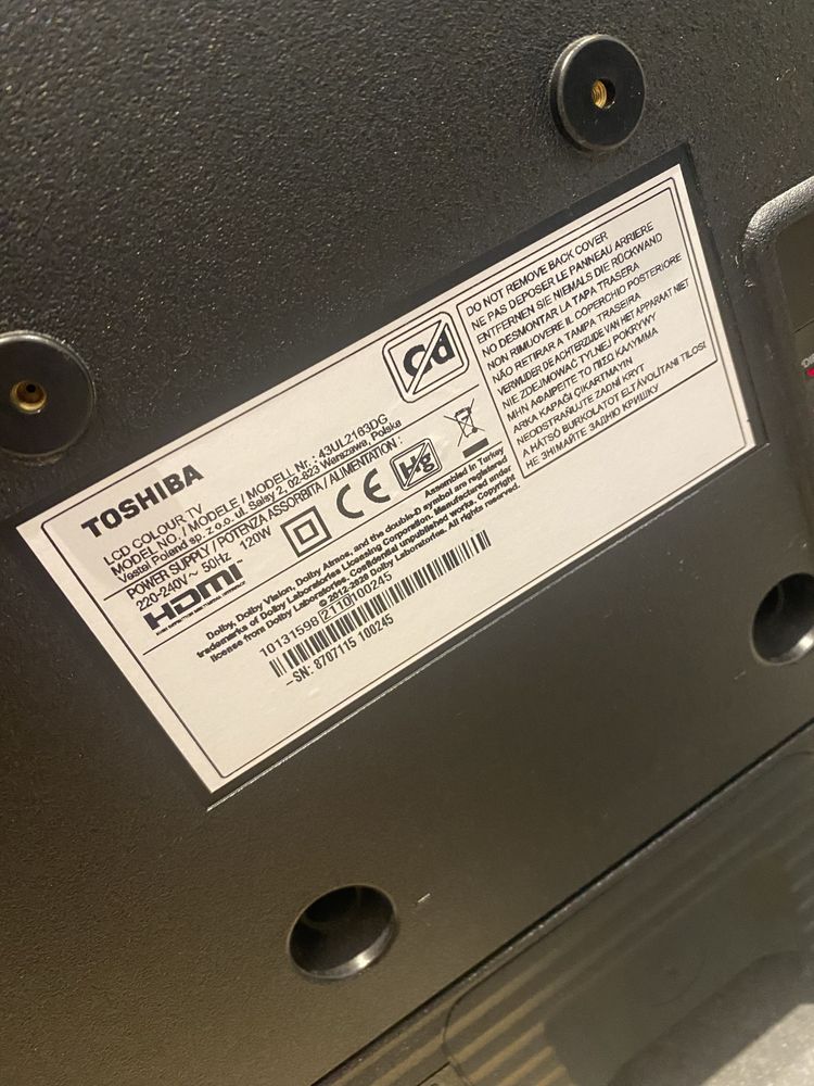 Toshiba telewizor
