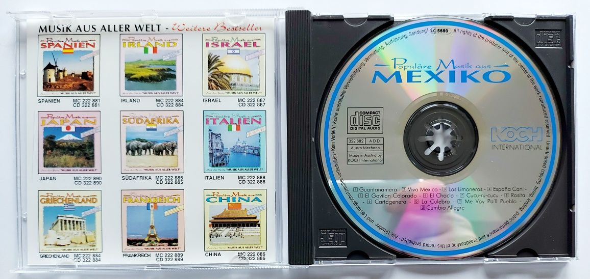 Populare Musik Aus Mexico 1992r