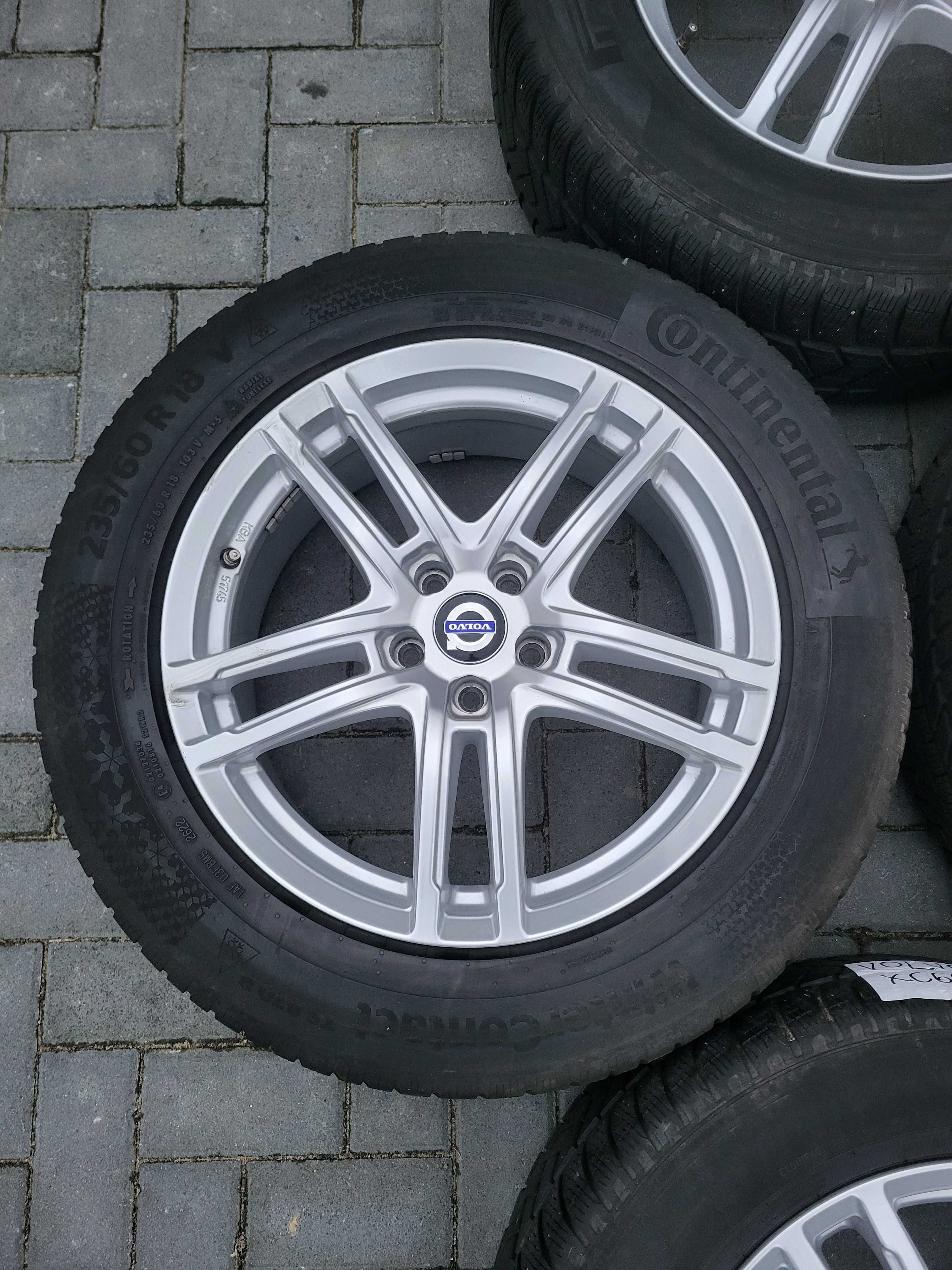 [k211] Koła zimowe 18 Cali 5x108 Pirelli 235/60/18 Volvo 22r Conti