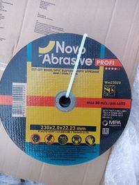 Круг,диск отрезной по металлу 230х2 NovoAbrasive Profi