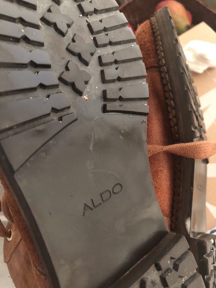 Замшевые осенние ботинки ALDO