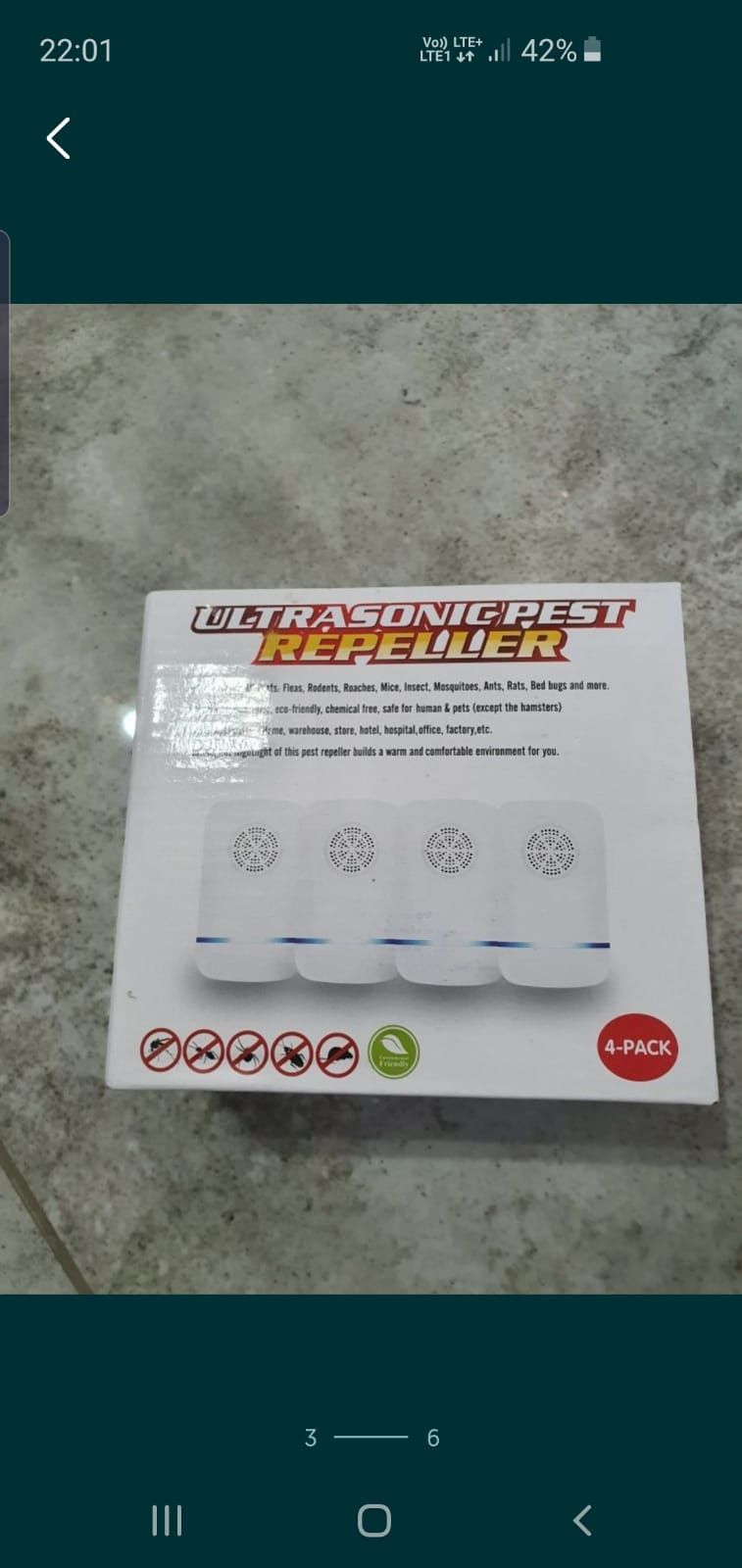 KedBrok Ultradźwiękowy odstraszacz Komar 4 Pack
