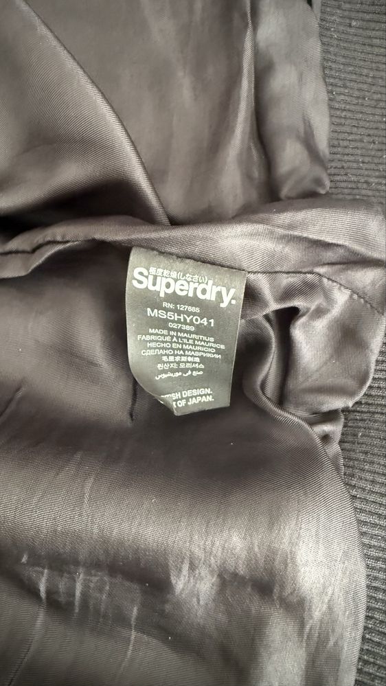 Кожаная куртка Superdry