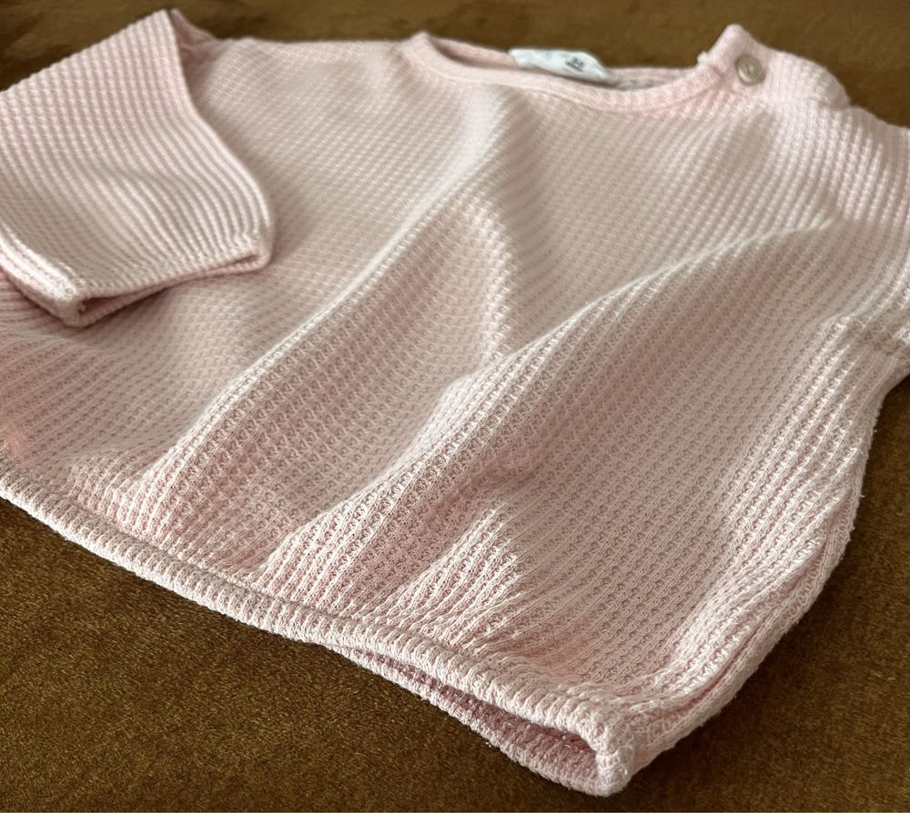 Bluza sweterek waflowy splot Zara 74